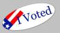 I voted sticker graphic
